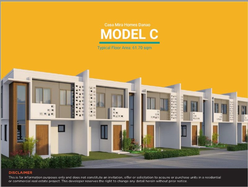 Townhouse C at Casa Mira Homes Danao - Brgy. Guinsay, Danao City, Cebu
